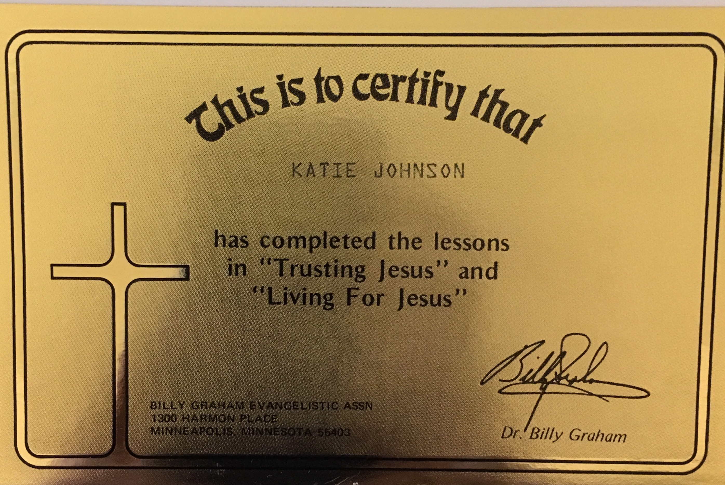 Thank You Billy Graham – Thank You Woodlawn