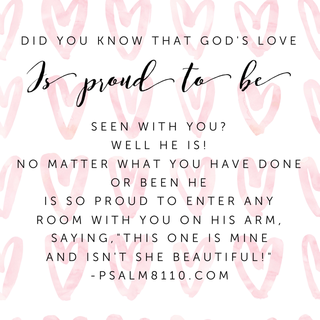 Pieces: HIS LOVE Is Proud To Be Seen With You